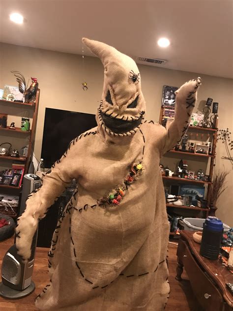 Get ready to spread fear when you wear this officially licensed Oogie Boogie Dress Costume. . Oogy boogy costume